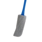 Cleaner dish brush with blue plastic handle - KD201
