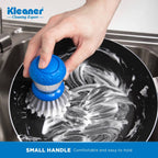 Cleaner Blue Plastic Dish Brush - KD2104
