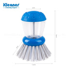 Cleaner Blue Plastic Dish Brush - KD2104