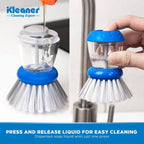 Cleaner Blue Plastic Dish Brush - KD2104