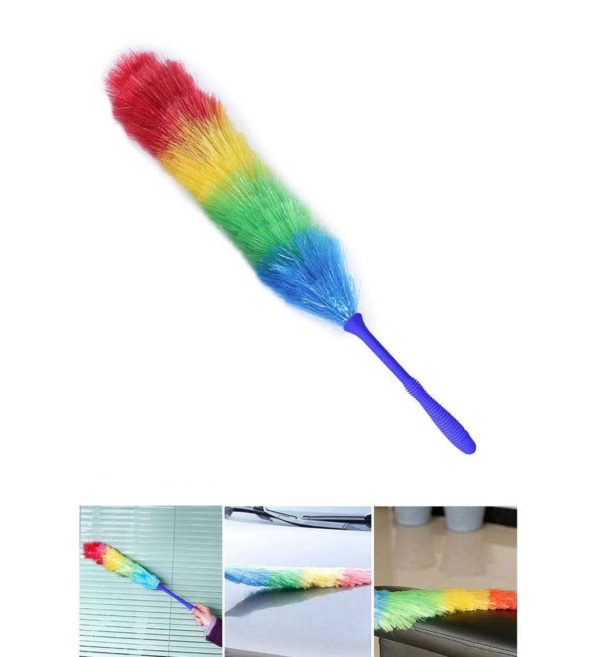 Cleaner feather, 40 cm, multi-colored microfiber - GSE001