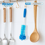 Cleaner Bottle Brush 36 cm, Blue Plastic - K19015