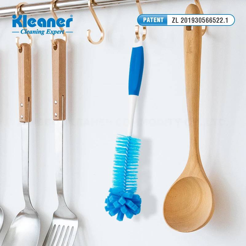 Cleaner Bottle Brush 36 cm, Blue Plastic - K19015