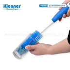 Cleaner Bottle Brush 36 cm, Blue Plastic - K19015
