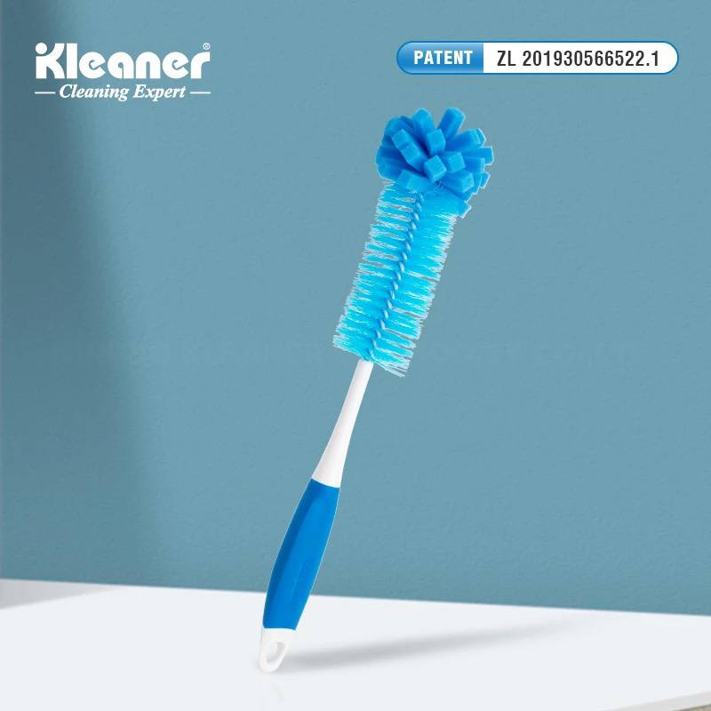Cleaner Bottle Brush 36 cm, Blue Plastic - K19015