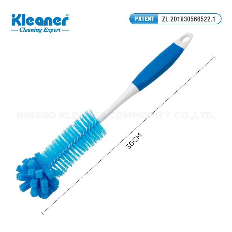 Cleaner Bottle Brush 36 cm, Blue Plastic - K19015