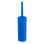 Toilet cleaning brush with holder (60*28 cm), blue plastic - GSD003