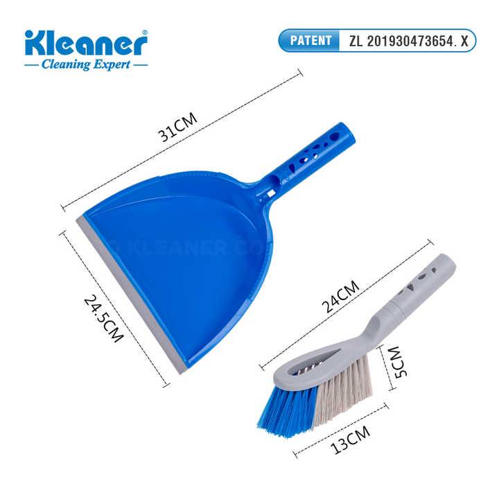 كلينر فرشاة بجاروف بلاستيك ازرق - K19003