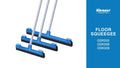 Floor cleaner 35 cm, blue plastic - gsk008