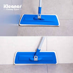 Floor space cleaner 40 cm blue microfiber - GSA003
