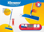 Floor space cleaner 40 cm blue microfiber - GSA003