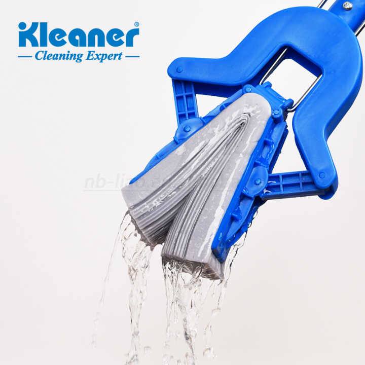 Floor cleaner 27 cm, blue metal - GSA004