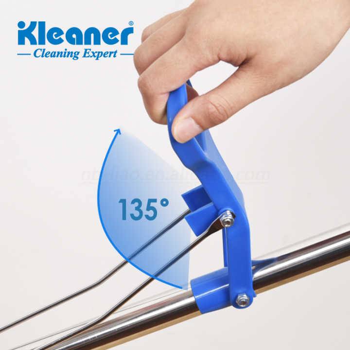 Floor cleaner 27 cm, blue metal - GSA004
