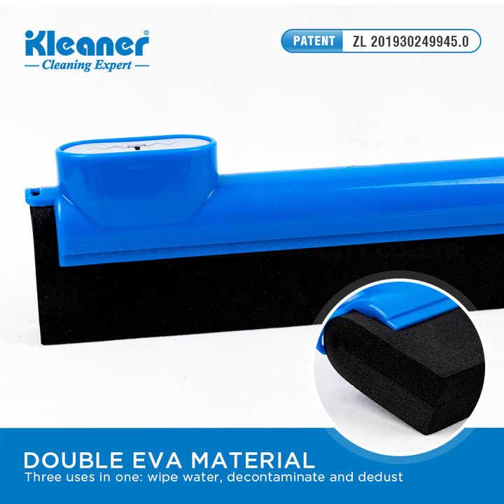 Floor cleaner 42 cm, blue plastic - GSK005