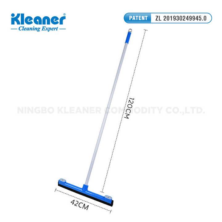 Floor cleaner 42 cm, blue plastic - GSK005