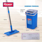 Blue plastic mop bucket cleaner - GST003