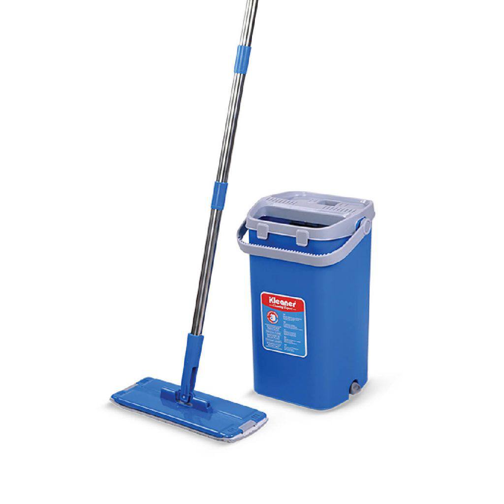 Blue plastic mop bucket cleaner - GST003
