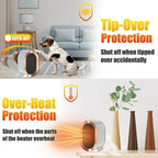 Portable electric heater 1200 watts with different temperatures