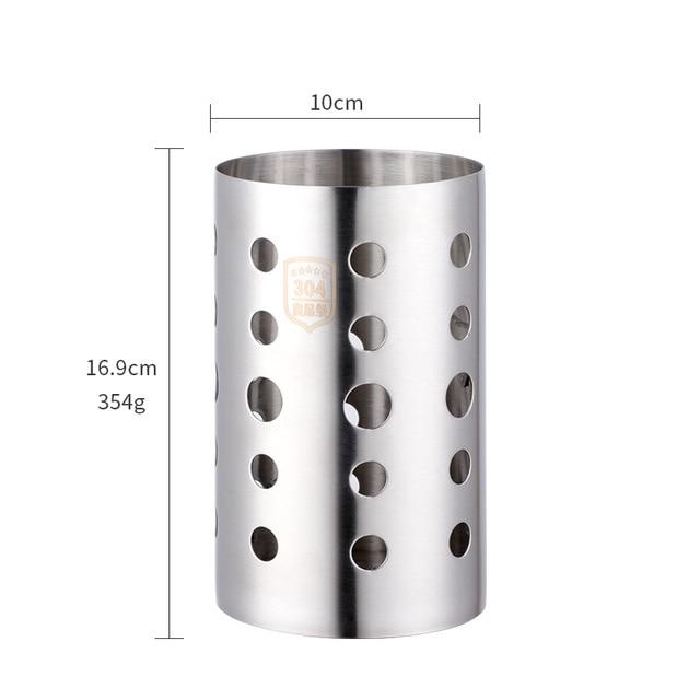 Stainless Steel Kitchen Chopsticks Tube Tableware Storage Draining Rack Shovel Spoon Knife Fork Storage Box Kitchen Utensils