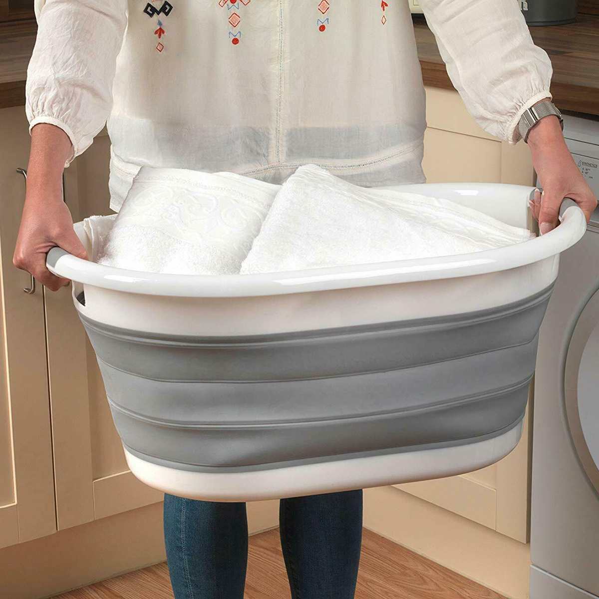 Silicon laundry Basket 38-litre