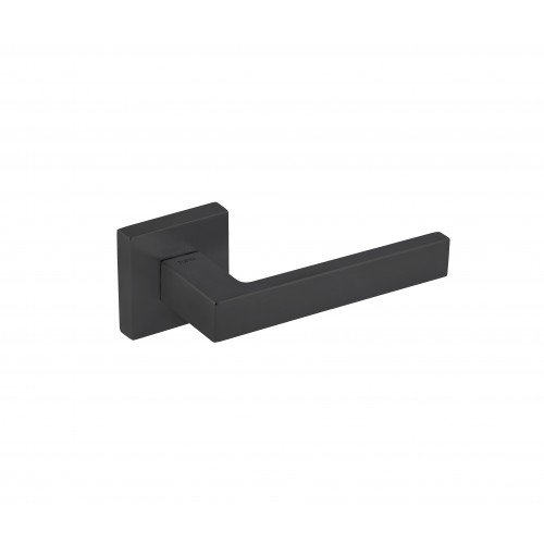 Room door handle Square In  Black