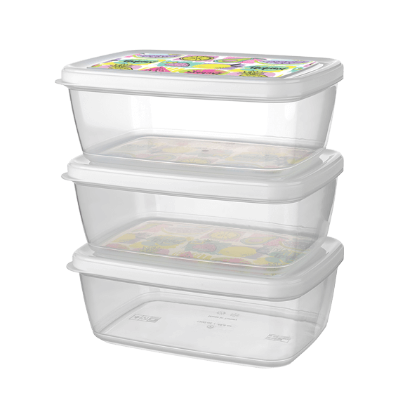 AP-9258/ 1200ml - 40,5oz x3 Aria Storage Box Set
