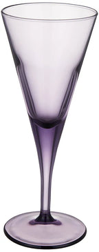 Pasabahce V-Line Champagne Flute Glass - Purple, 200ml