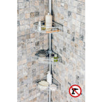 Bathroom Corner Set with Aluminum Shelf N40 Paloma Primanova